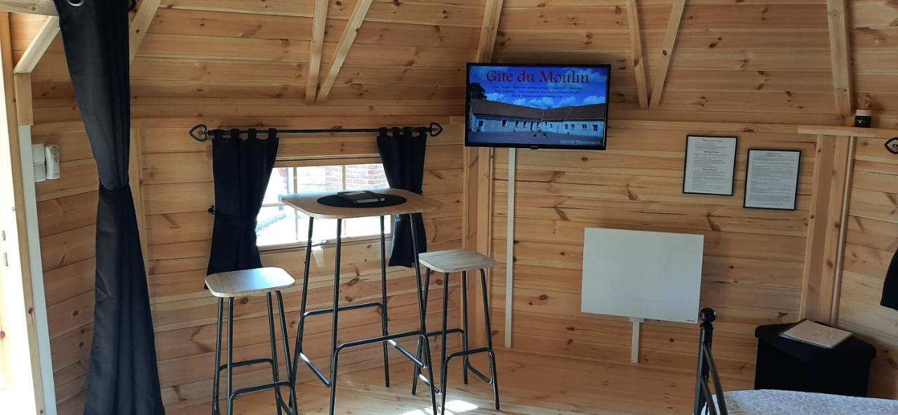 Kota Scandinave Avec Son Bain Nordique Privatif - Gite Du Moulin 62130 Pierremont 外观 照片